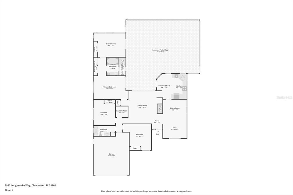 Под контрактом: $579,000 (4 спален, 2 ванн, 1878 Квадратных фут)