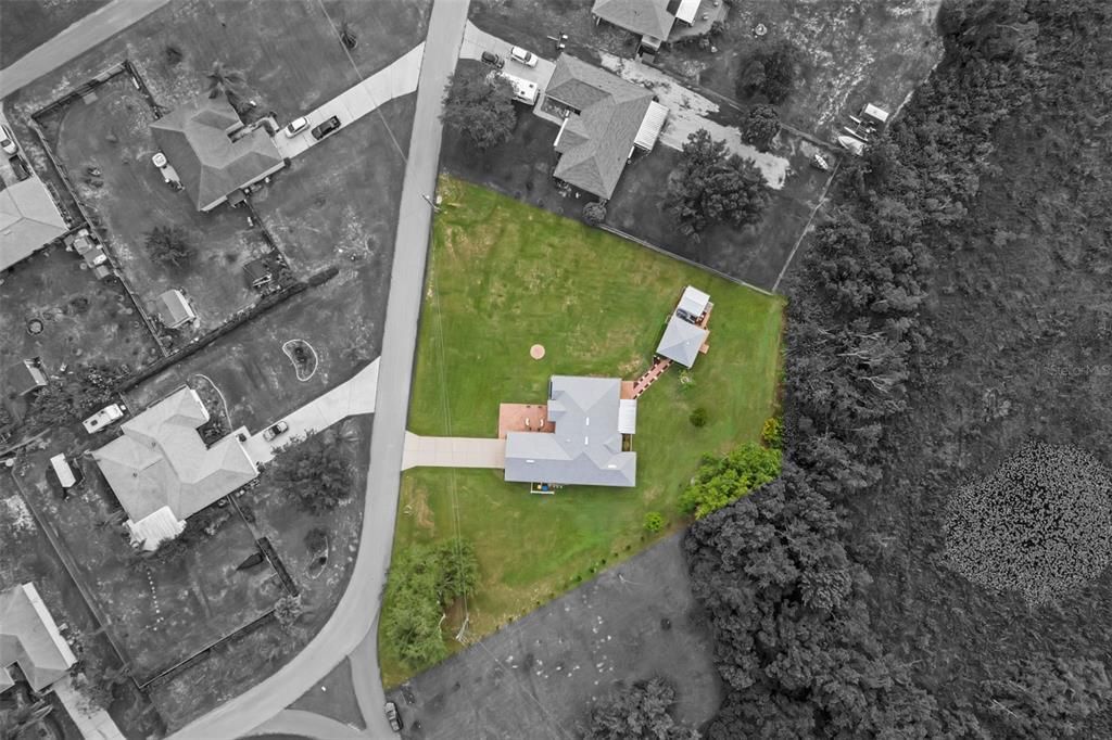 Aerial View or property