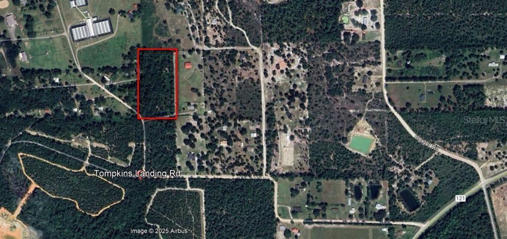 Satelite view of the land