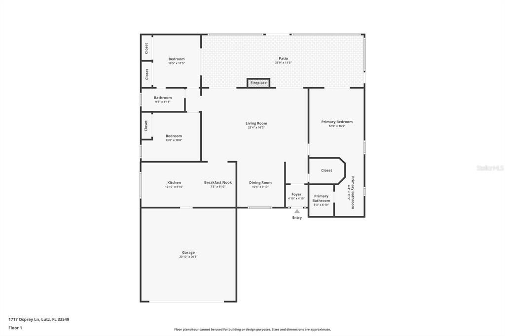 合同活跃: $329,900 (3 贝兹, 2 浴室, 1519 平方英尺)