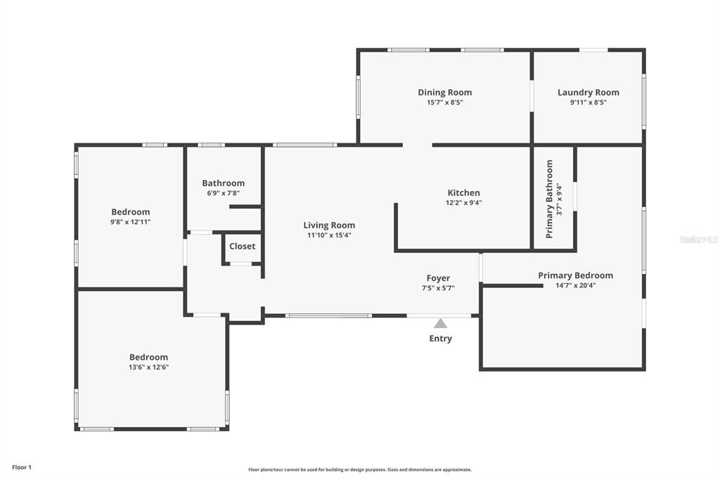 На продажу: $399,000 (3 спален, 2 ванн, 1238 Квадратных фут)