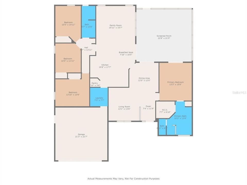 На продажу: $460,000 (4 спален, 2 ванн, 2227 Квадратных фут)
