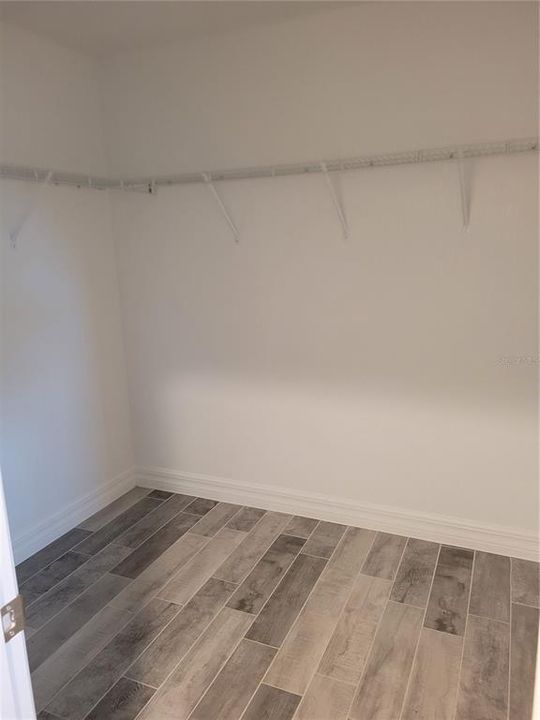 Primary closet