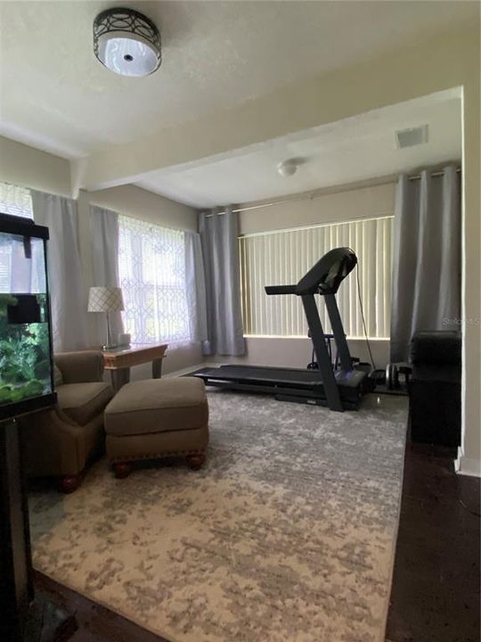 Sitting room in rear of house