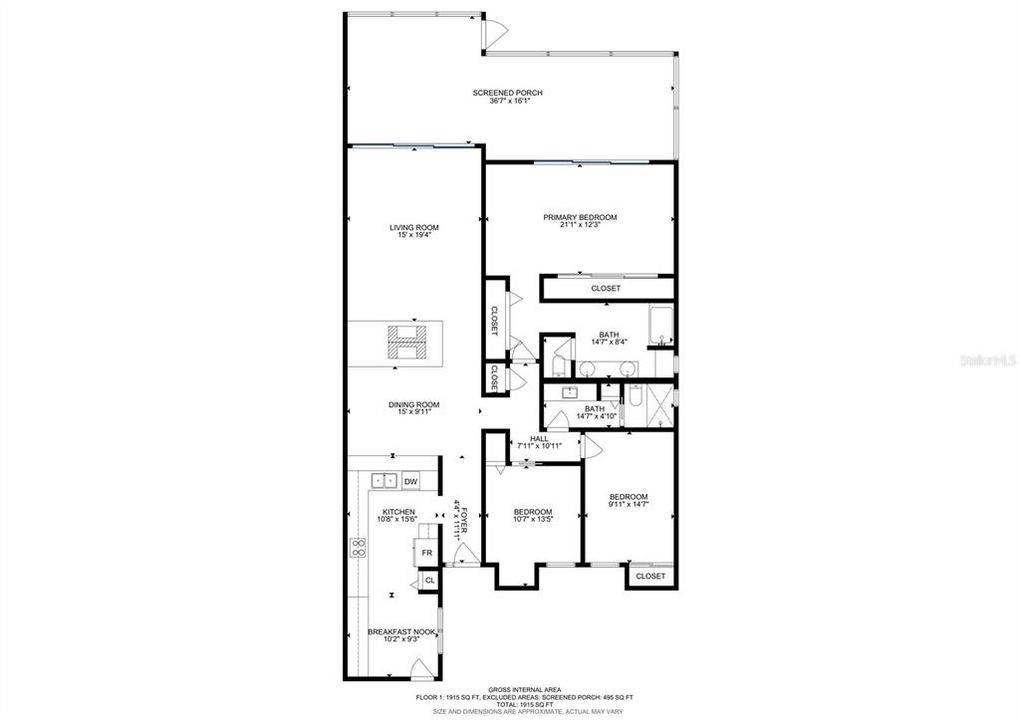 Под контрактом: $2,950 (3 спален, 2 ванн, 2299 Квадратных фут)
