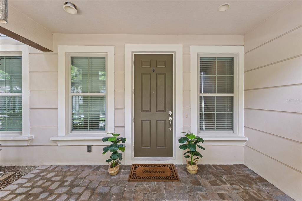 Front entry and porch