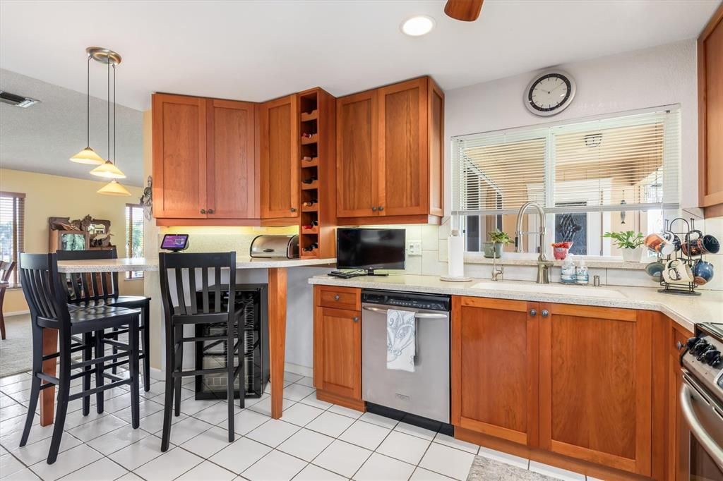 Breakfast bar