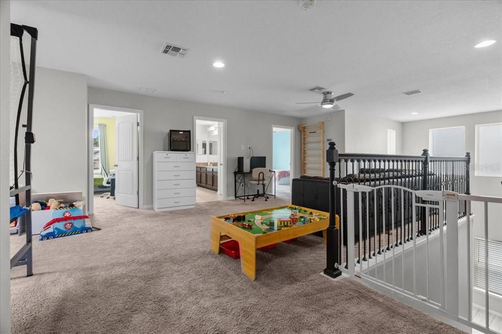 Plenty of space for office, gym, play area