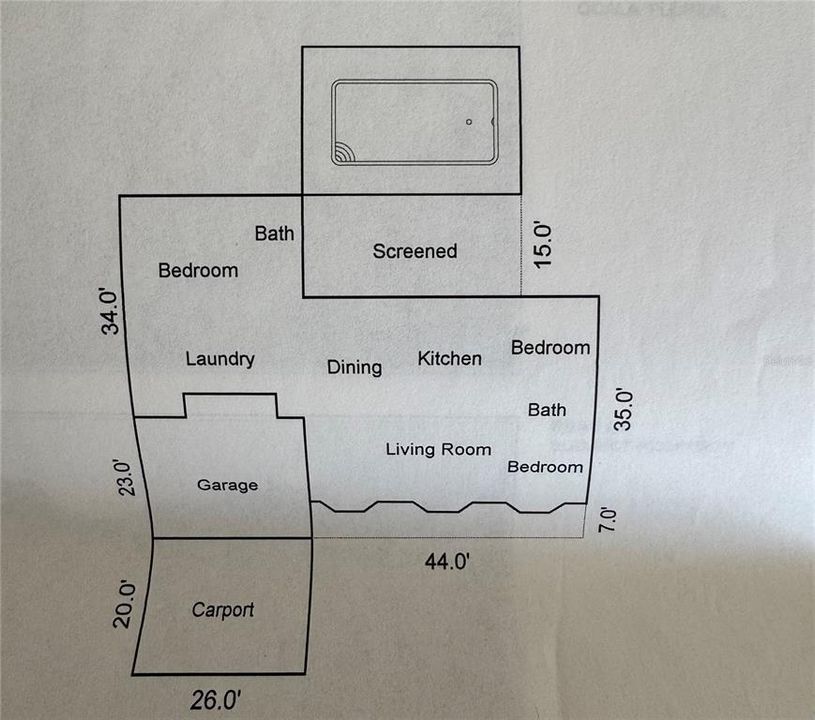На продажу: $675,000 (3 спален, 2 ванн, 3360 Квадратных фут)