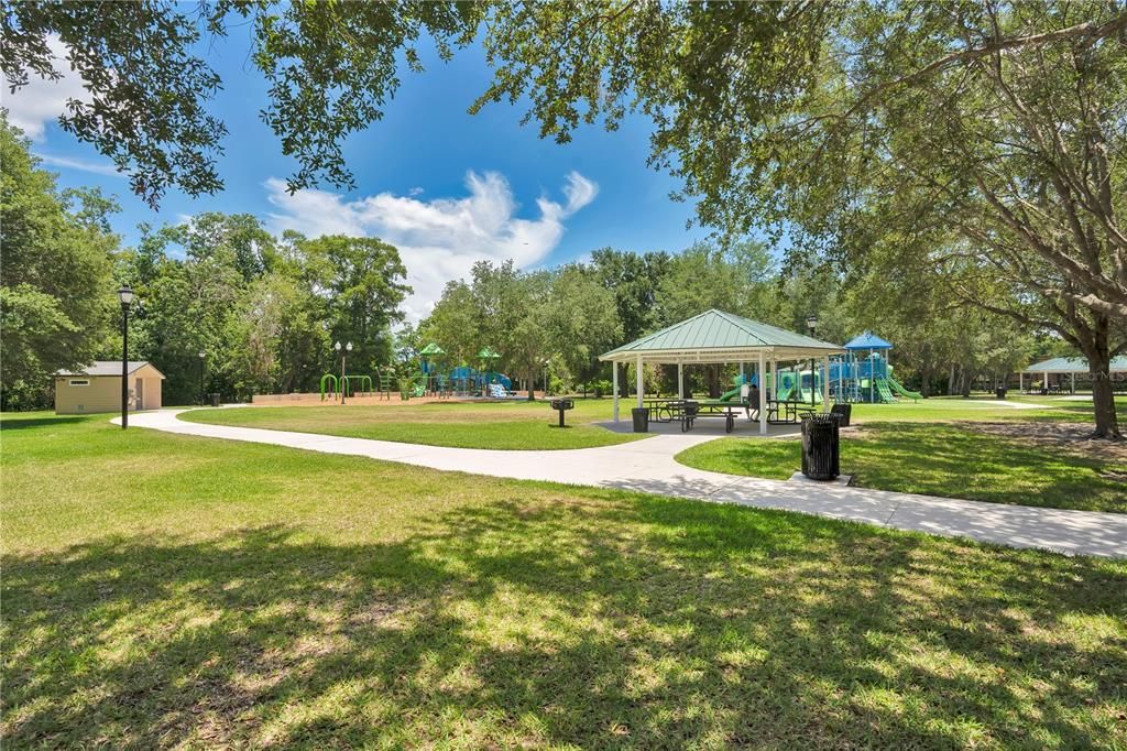 Secret Lake Park Pavilions and Playgrounds