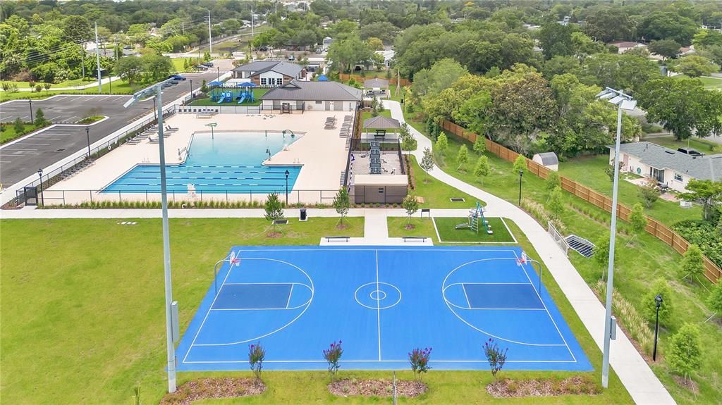 Wirz Park (Playground, Basketball Court, Zero Entry Pool, Pavillions)