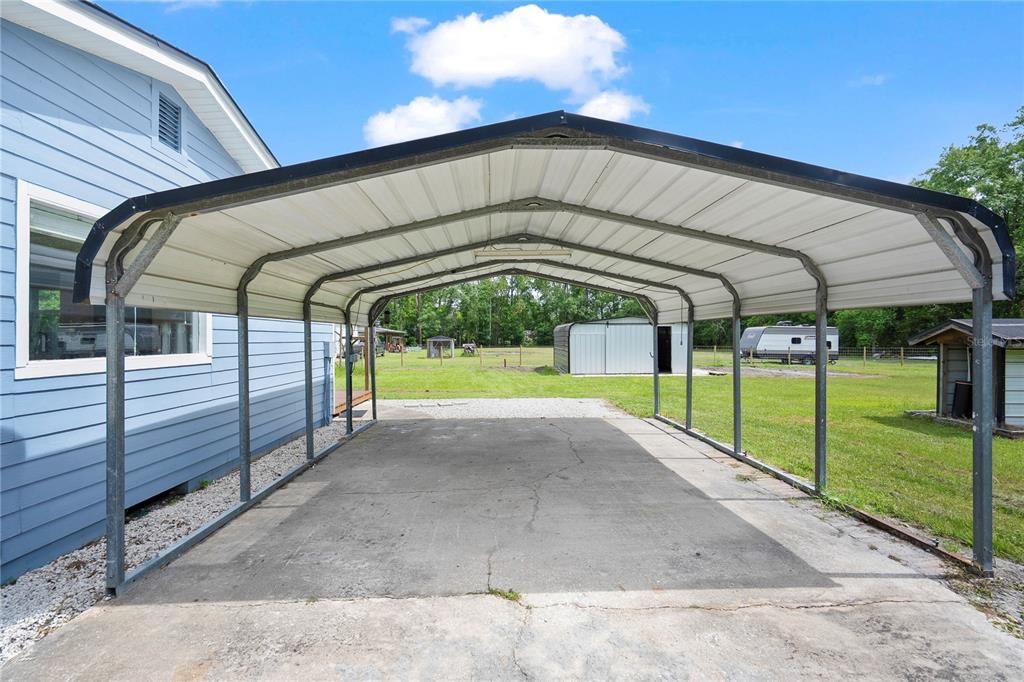 2 CAR CARPORT