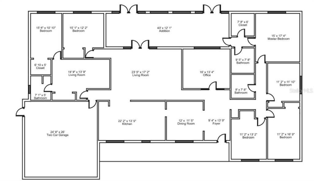 На продажу: $850,000 (6 спален, 3 ванн, 4026 Квадратных фут)