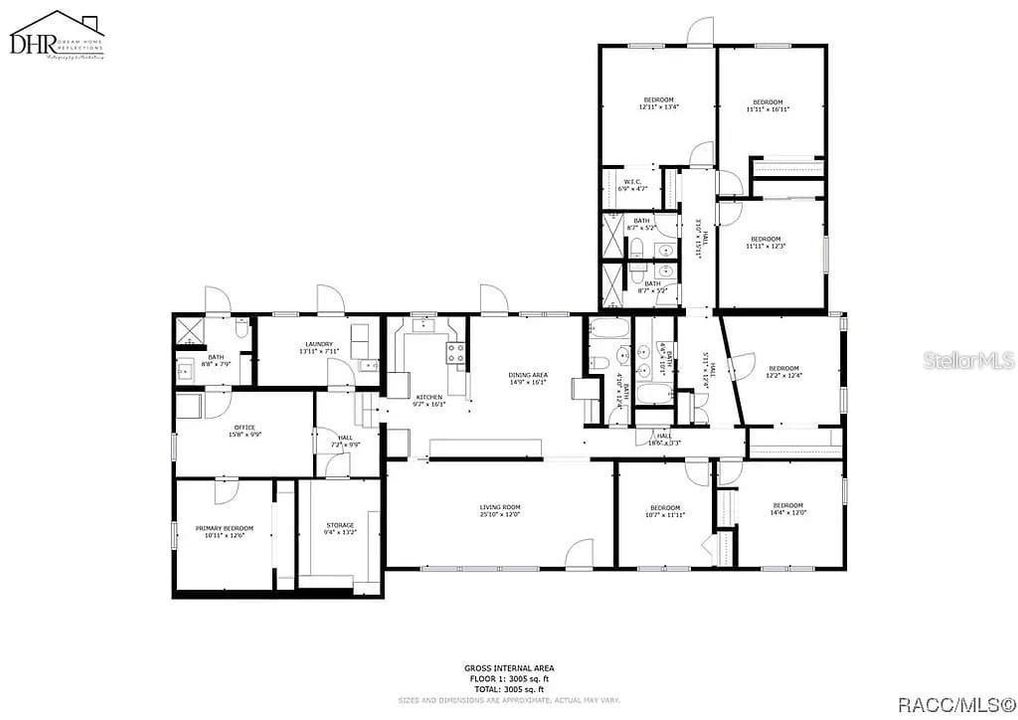 For Sale: $375,000 (7 beds, 5 baths, 3325 Square Feet)