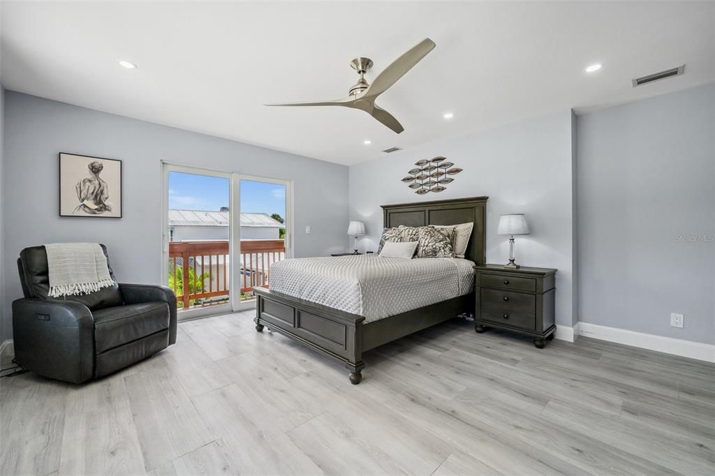 Bedroom 3 with Balcony access and Walk-in Closet