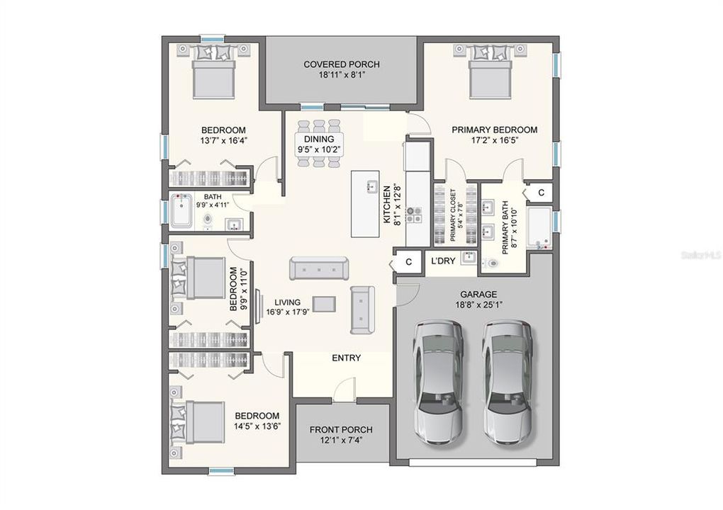 Active With Contract: $299,999 (4 beds, 2 baths, 1714 Square Feet)