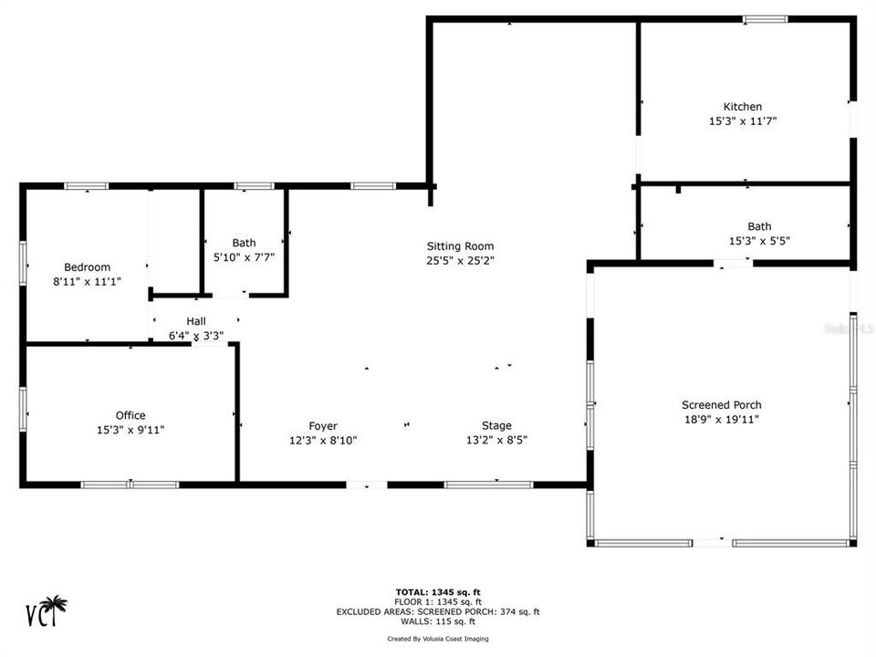 待售: $575,000 (2 贝兹, 1 浴室, 1104 平方英尺)