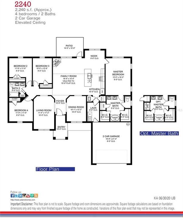 Active With Contract: $414,750 (4 beds, 2 baths, 2240 Square Feet)