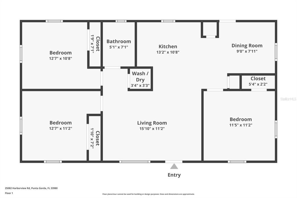 Active With Contract: $194,900 (3 beds, 1 baths, 1008 Square Feet)