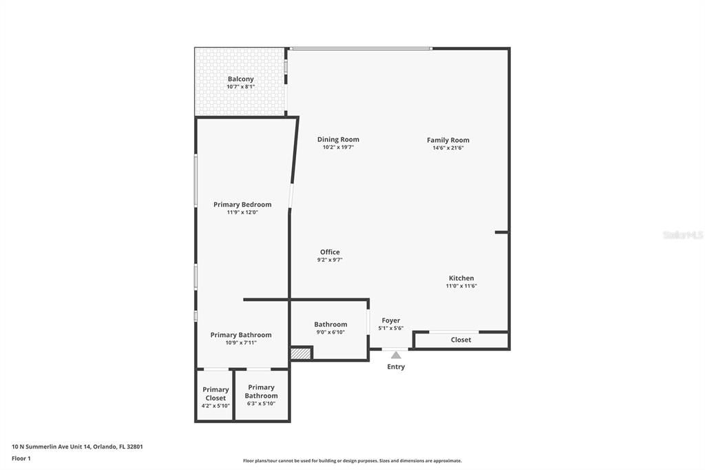 For Sale: $355,000 (1 beds, 2 baths, 1465 Square Feet)