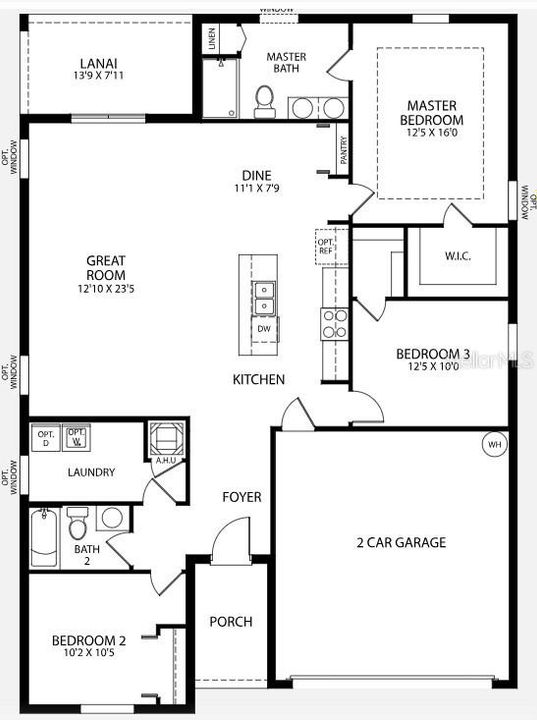 待售: $354,900 (3 贝兹, 2 浴室, 1602 平方英尺)