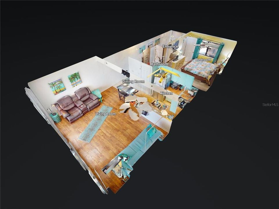 Activo con contrato: $325,000 (1 camas, 1 baños, 690 Pies cuadrados)