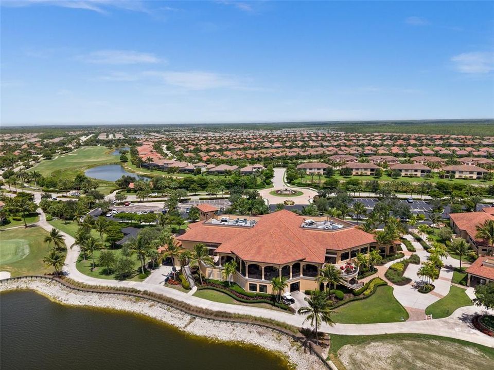 Aerial View of the Clubhouse at Bonita National Golf & Country Club