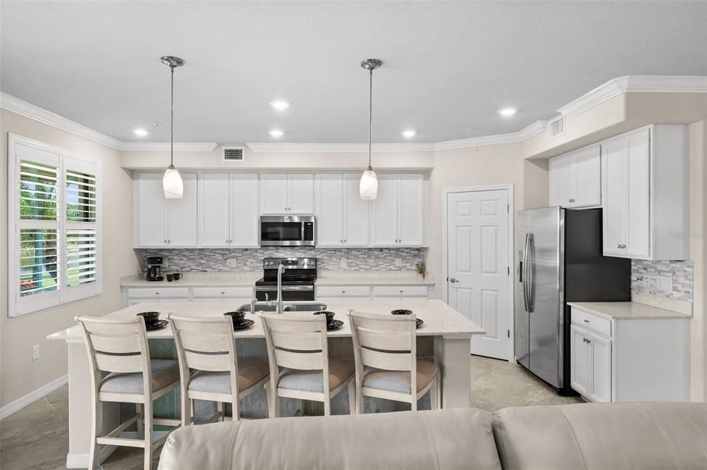 Breakfast bar for family and friends