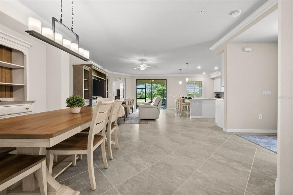 Tile Floors throughout the living areas