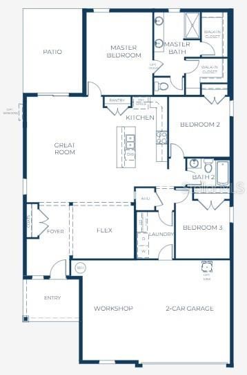 Active With Contract: $354,900 (3 beds, 2 baths, 1760 Square Feet)