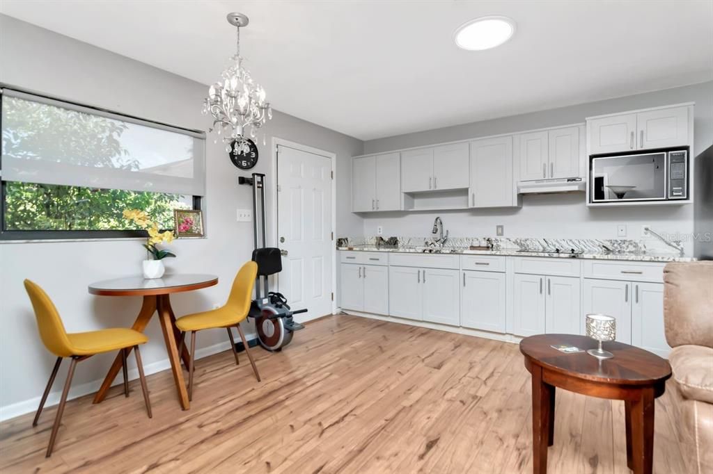 In-Law Suite Kitchen and Dining Area