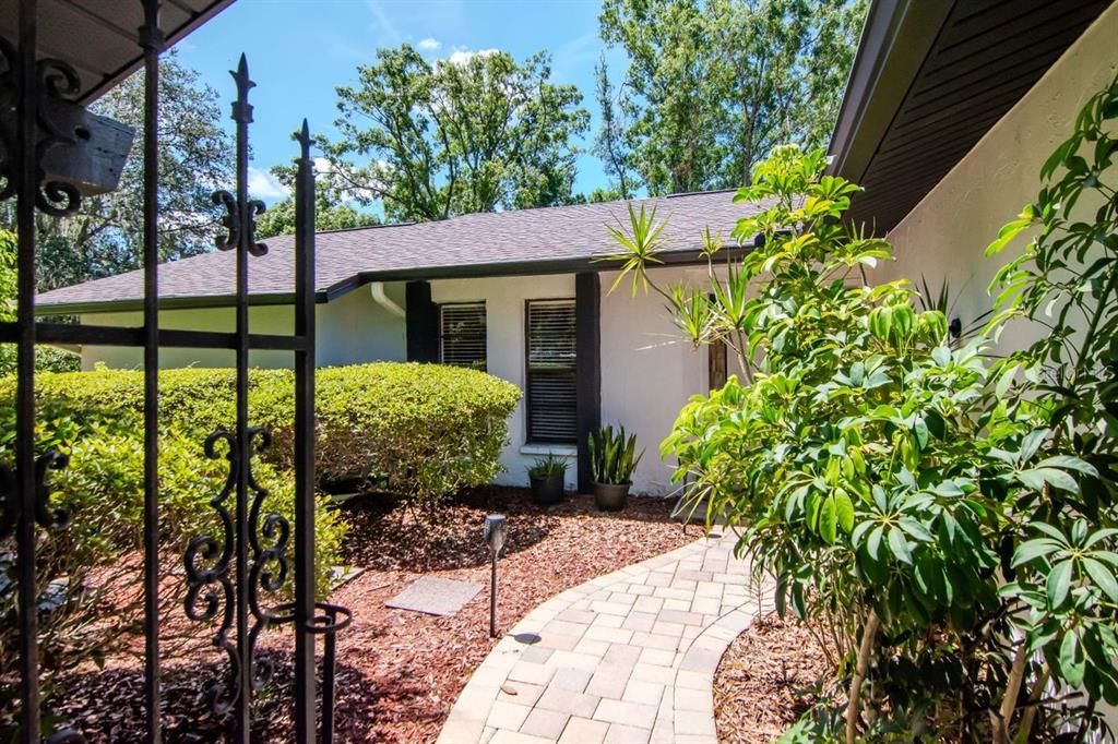 Paver Pathway to Front Door