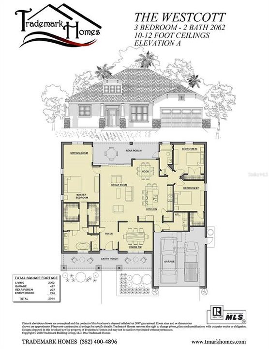 Active With Contract: $549,900 (3 beds, 2 baths, 2121 Square Feet)