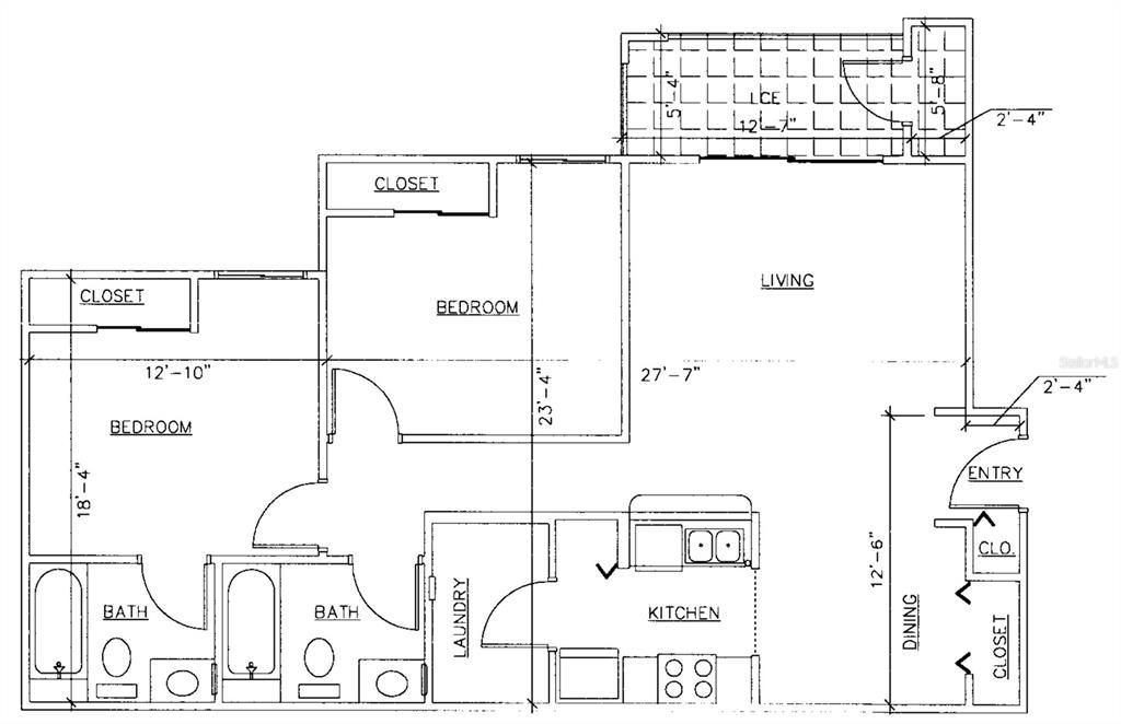 Под контрактом: $148,500 (2 спален, 2 ванн, 950 Квадратных фут)
