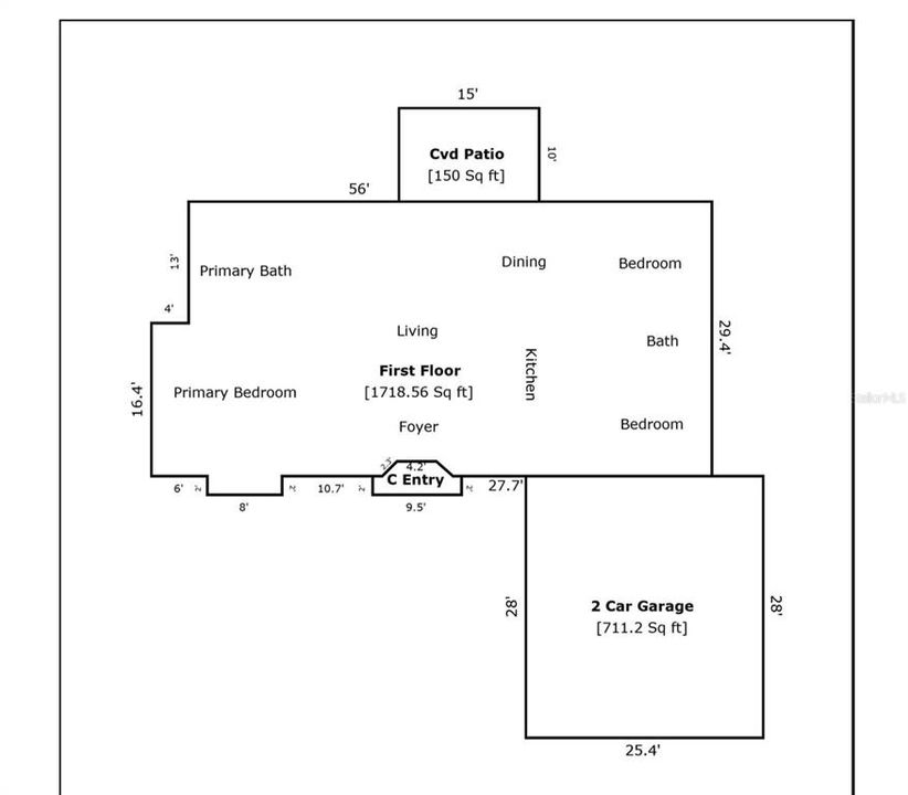 En Venta: $773,000 (4 camas, 3 baños, 1718 Pies cuadrados)