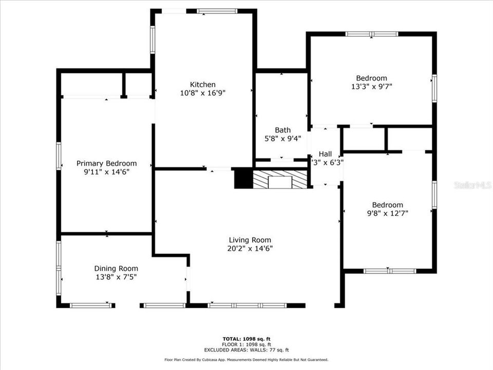 Active With Contract: $210,000 (3 beds, 1 baths, 1152 Square Feet)