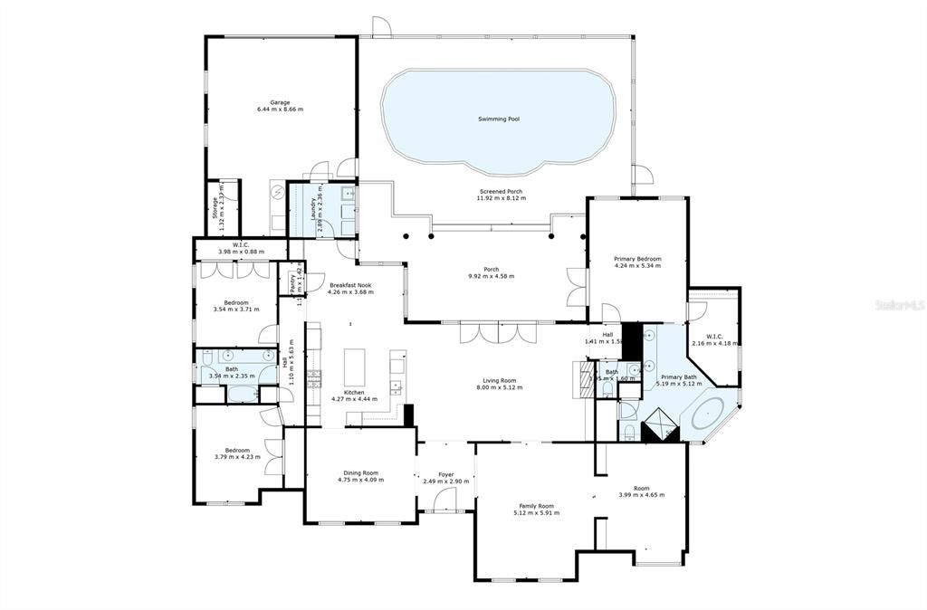 For Sale: $550,000 (3 beds, 2 baths, 3108 Square Feet)