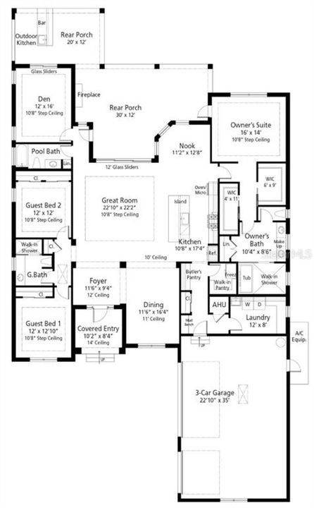待售: $975,000 (3 贝兹, 3 浴室, 2984 平方英尺)