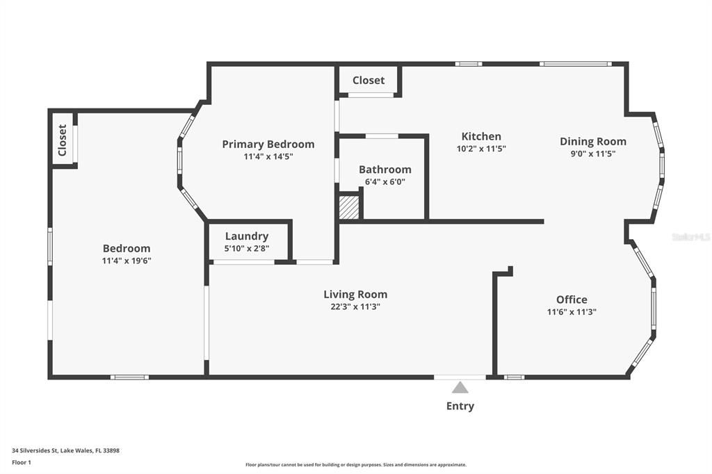 For Sale: $140,000 (2 beds, 1 baths, 970 Square Feet)