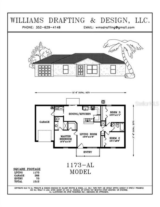 Active With Contract: $219,900 (3 beds, 2 baths, 1173 Square Feet)