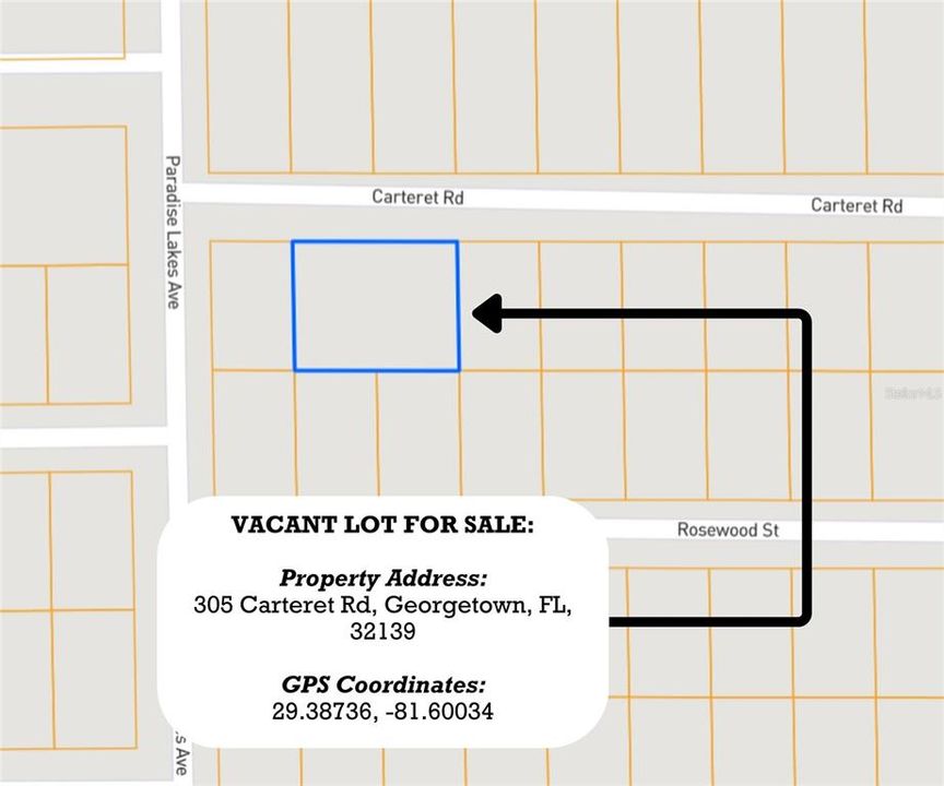 На продажу: $16,500 (0.46 acres)