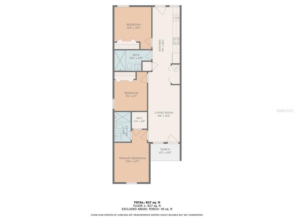 For Rent: $1,550 (3 beds, 2 baths, 1005 Square Feet)