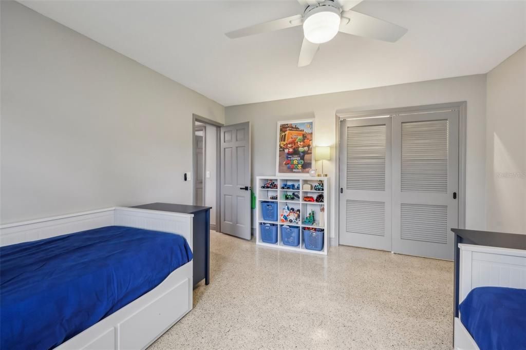 Bedroom 2 at the front of the home