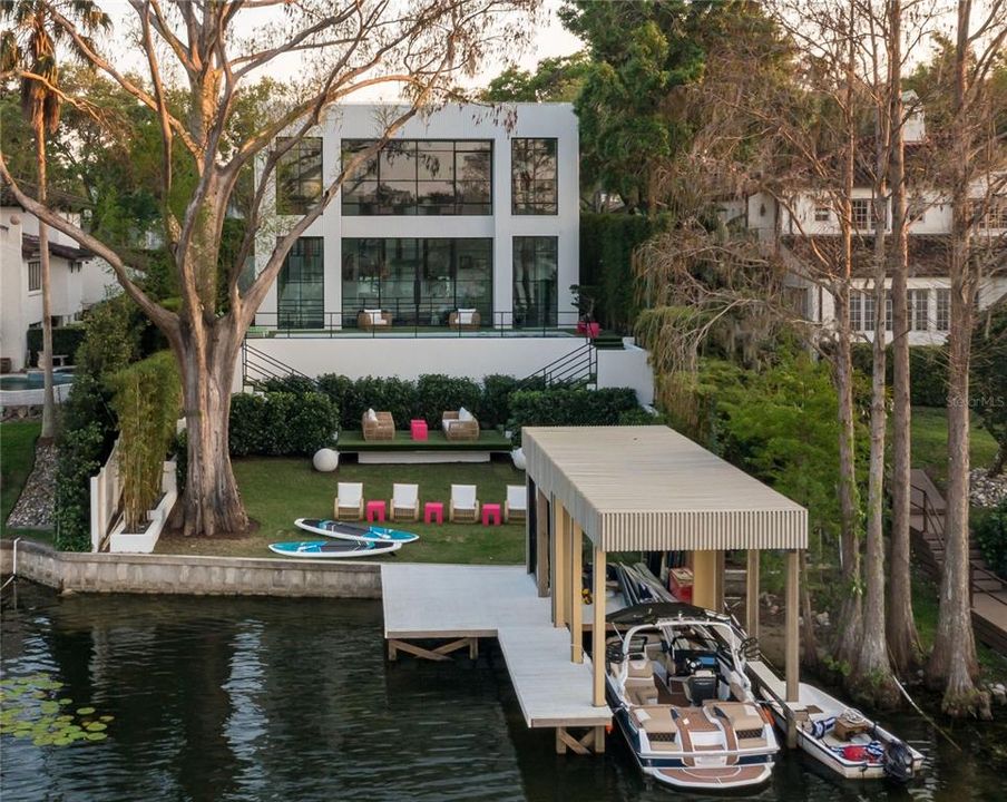 Back Exterior/Lake Osceola