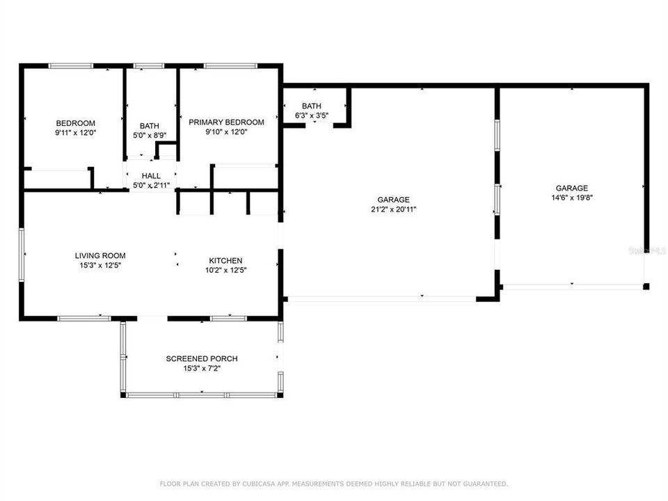 For Sale: $165,000 (2 beds, 1 baths, 676 Square Feet)