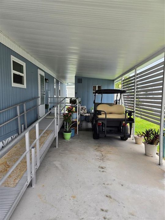 carport with double storage