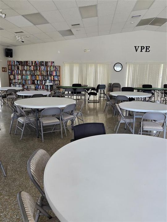 club house with Library and Kitchen