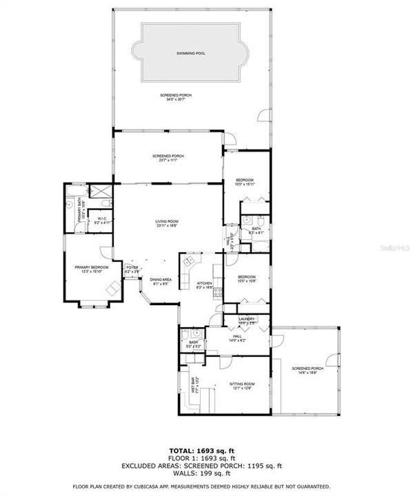 На продажу: $490,000 (3 спален, 2 ванн, 1936 Квадратных фут)