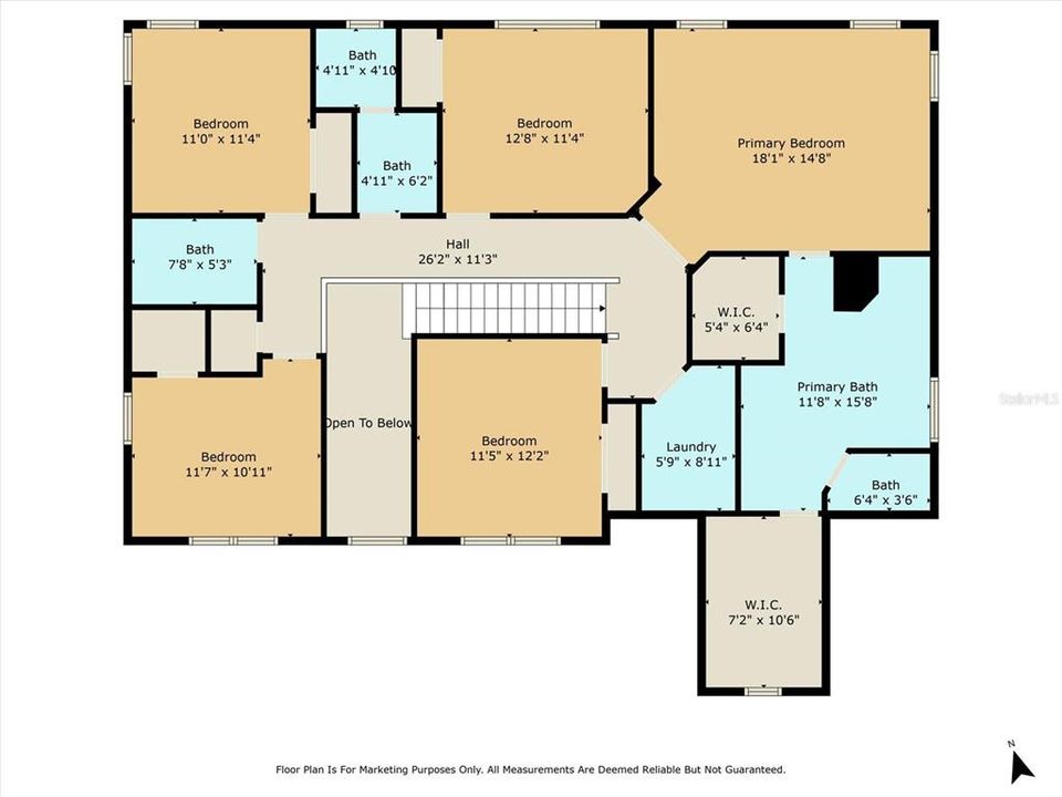 На продажу: $1,399,999 (5 спален, 3 ванн, 3088 Квадратных фут)