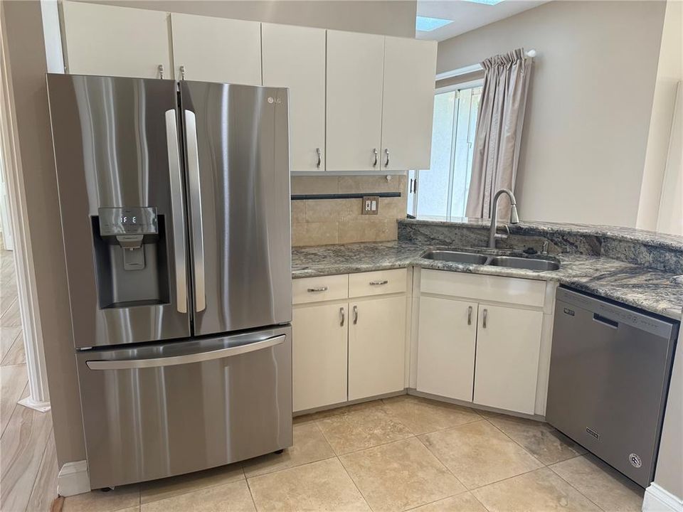 Newer stainless steel appliances
